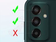 Lente de cámara trasera para Samsung Galaxy M33 5G, SM-M336 / Galaxy M13 SM-M135F (MODELO ESTRECHO)